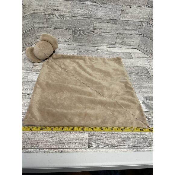 Carters Just One Year Elephant Precious First Lovey Security Blanket Brown Tan - Picture 7 of 7